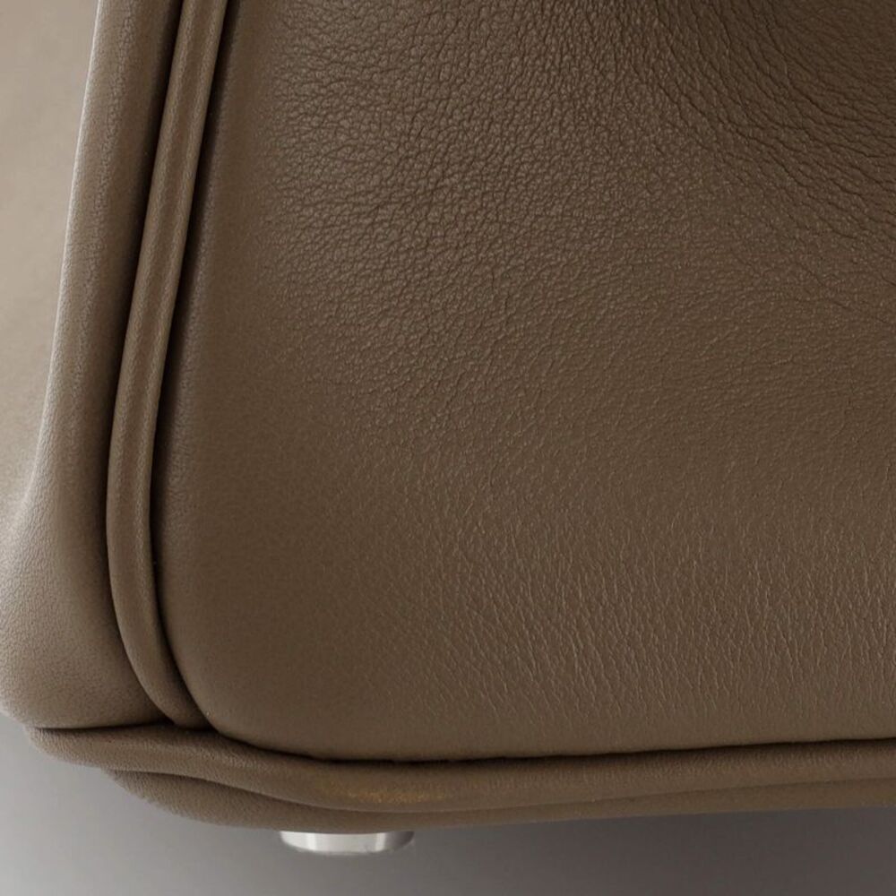 Hermes Birkin Handbag Grey Swift with Palladium Hardware 25 Neutral - Picture 9 of 11